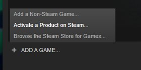 Activar un producto en Steam