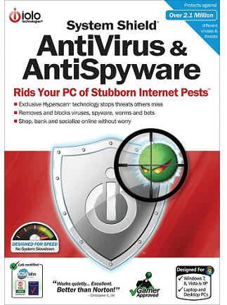 iolo System Shield Antivirus & AntiSpyware (10 Dispositivos, 1 Año) Clave GLOBAL