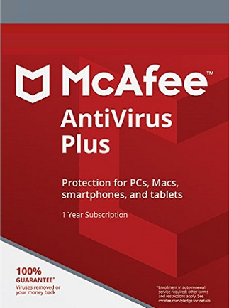 McAfee AntiVirus Plus (3 Dispositivos, 1 Año) Clave GLOBAL